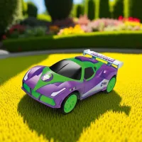 Mașină Bladez Toyz Joker RC Racer BTDCRC6 / 2.4 GHz / Yellow Violet photo 5