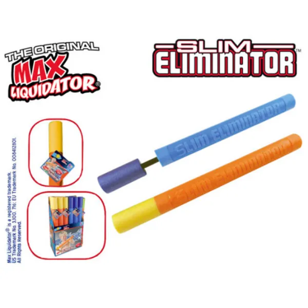 Pistol cu apă Happy People Foam shooter slim eliminator 17084DY 3+ / Apă / Multicolor photo 2