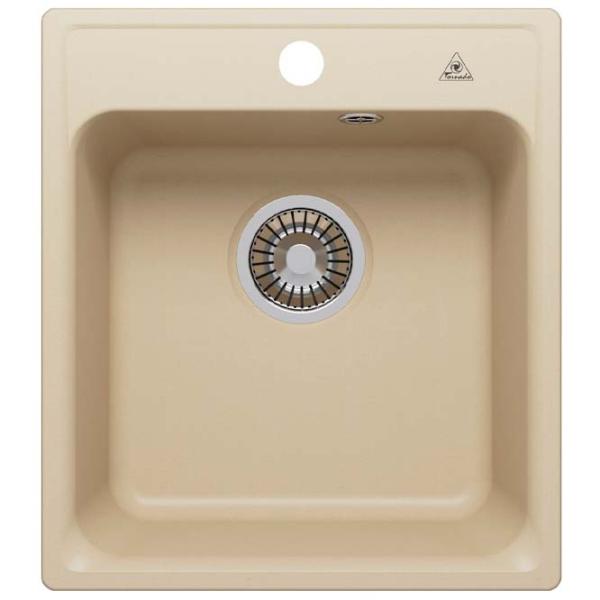 Chiuvetă Tornado QUARTZ S430 48 x 43 / Piatră artificială / Ivory photo 1
