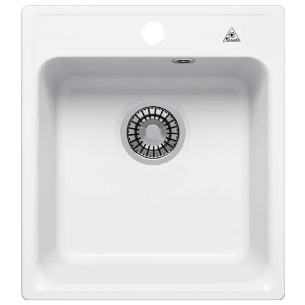 Chiuvetă Tornado QUARTZ S430 48 x 43 / Piatră artificială / White photo 1