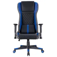 Scaun Gaming LUMI CH09-7 Blue Black photo 2