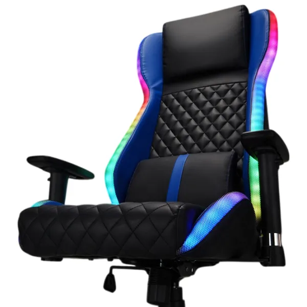 Игровое кресло LUMI CH09-7 Синий Черный photo 4