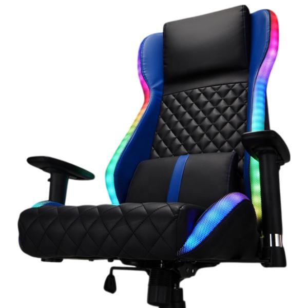 Игровое кресло LUMI CH09-7 Синий Черный photo 4