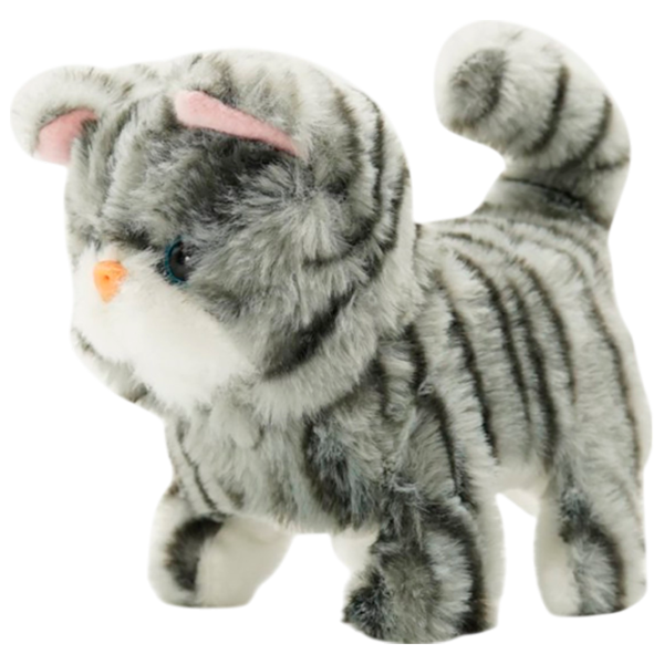Jucărie interactivă Pugs At Play Animals Zoe Walking Cat PAP09 3+ / Gray photo 1 Jucărie interactivă Pugs At Play Animals Zoe Walking Cat PAP09 3+ / Gray photo 1