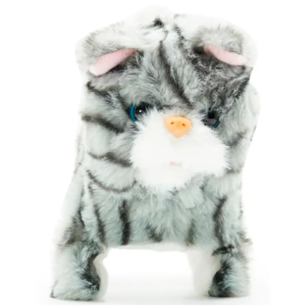 Jucărie interactivă Pugs At Play Animals Zoe Walking Cat PAP09 3+ / Gray photo 2 Jucărie interactivă Pugs At Play Animals Zoe Walking Cat PAP09 3+ / Gray photo 2