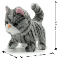 Интерактивная игрушка Pugs At Play Animals Zoe Walking Cat PAP09 3+ / Серый photo 4