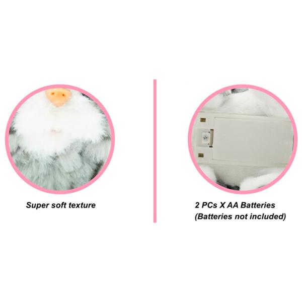 Jucărie interactivă Pugs At Play Animals Zoe Walking Cat PAP09 3+ / Gray photo 6 Jucărie interactivă Pugs At Play Animals Zoe Walking Cat PAP09 3+ / Gray photo 6