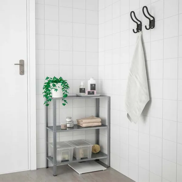Etajeră Ikea Jostein Inox / Oțel inoxidabil photo 3