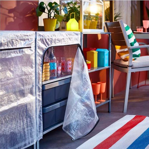 Etajeră Ikea Jostein Inox / Oțel inoxidabil photo 6