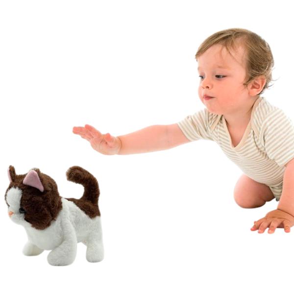 Jucărie interactivă Pugs At Play Bella Walking Cat PAP07 5+ / White photo 5 Jucărie interactivă Pugs At Play Bella Walking Cat PAP07 5+ / White photo 5