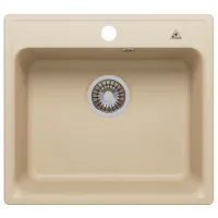 Chiuvetă Tornado QUARTZ S530 53 x 48 / Piatră artificială / Ivory