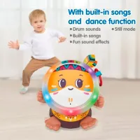 Jucărie interactivă Hola Toys Tobă dansatoare 1.5+ / Orange photo 2