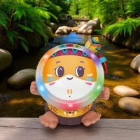 Jucărie interactivă Hola Toys Tobă dansatoare 1.5+ / Orange photo 4