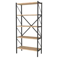 Etajeră Prestige 5 Layer 180 x 88 x 34 cm / PAL / Black