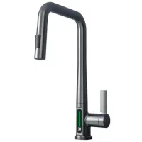 Baterie pentru bucătărie Backer LEX 3528 Mono comandă / extractibilă / Alamă / Gray