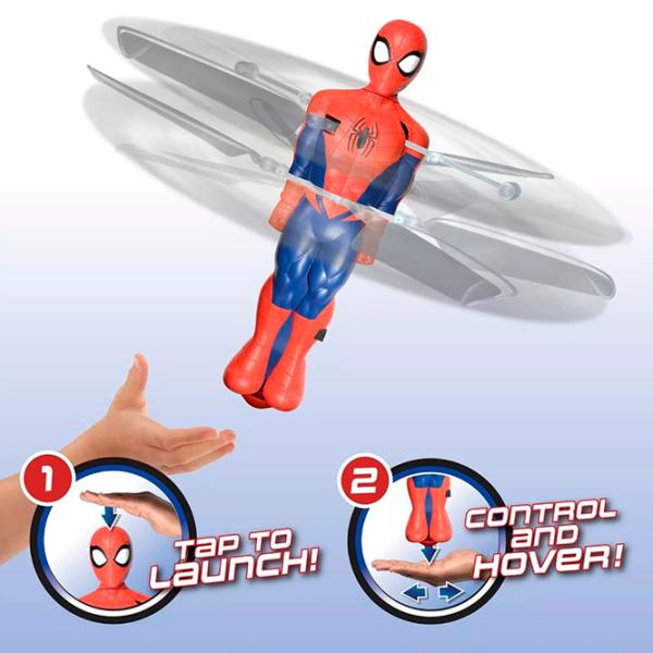 Интерактивная игрушка Flying Heroes Spider-Man Hover and Spin - Spider-Man F08132 6+ / Красный photo 2