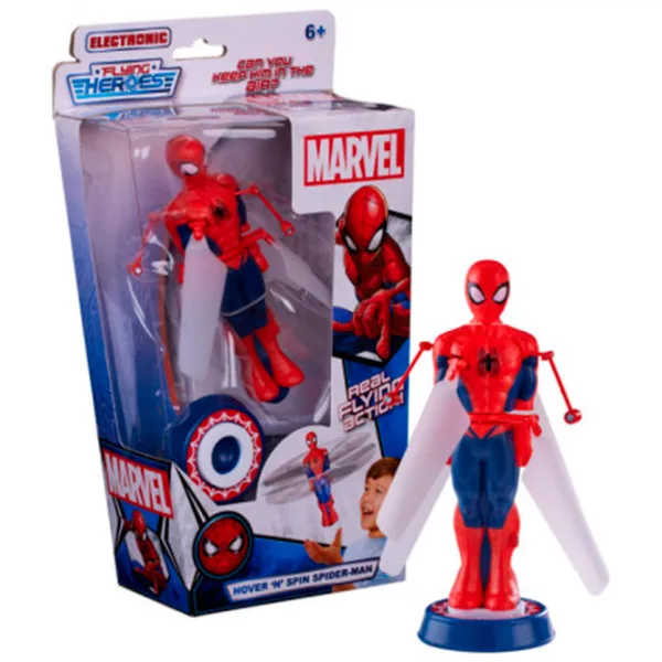 Интерактивная игрушка Flying Heroes Spider-Man Hover and Spin - Spider-Man F08132 6+ / Красный photo 5
