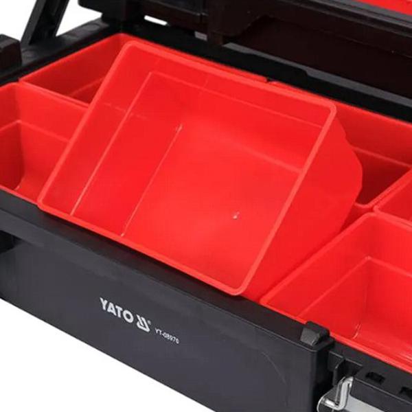 Ящик для хранения Yato YT08970 2 buc Алюминий photo 5