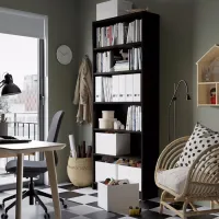 Стеллаж Ikea Billy 202 x 80 x 28см cm / ЛДСП / Темно Коричневый photo 2