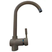 Baterie pentru bucătărie Backer LETE Mono comandă / Pivotantă / Alamă / Inox