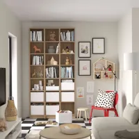 Etajeră Ikea Billy 237 x 120 x 28 cm / PAL / Oak photo 5