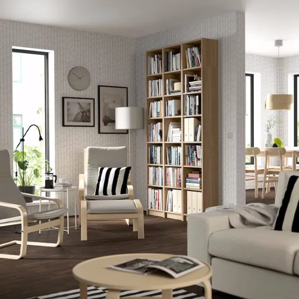 Стеллаж Ikea Billy  237 x 120 x 28см cm / ЛДСП / Oak photo 6