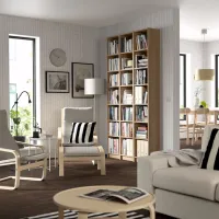 Etajeră Ikea Billy 237 x 120 x 28 cm / PAL / Oak photo 6