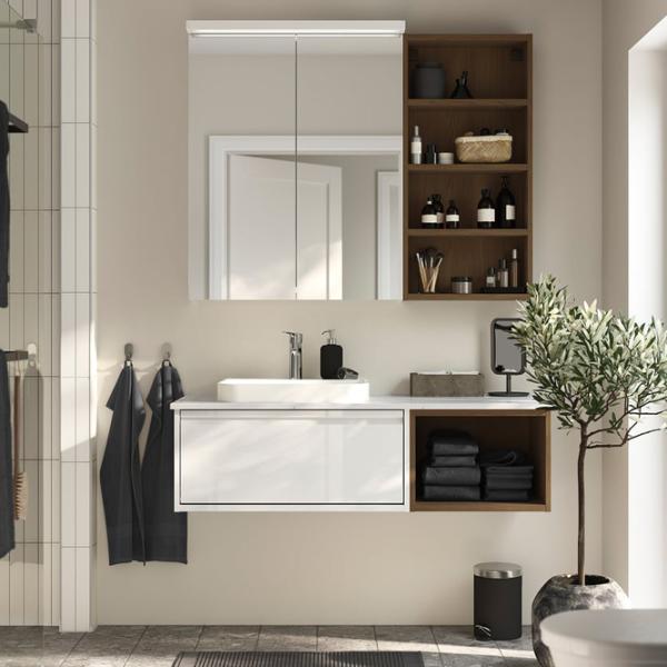 Etajeră Ikea Hagaan 95 x 40 x 15 cm / PAL / Dark Brown photo 4