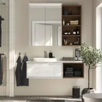 Стеллаж Ikea Hagaan 95 x 40 x 15см cm / ЛДСП / Темно Коричневый photo 4
