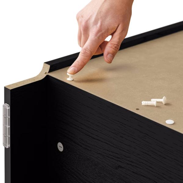 Стеллаж Ikea Billy  237 x 200 x 28см cm / ЛДСП / Черный дуб photo 5