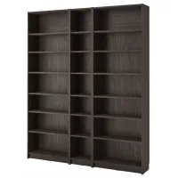 Стеллаж Ikea Billy  237 x 200 x 28см cm / ЛДСП / Темно-коричневого Дуба