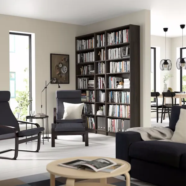 Стеллаж Ikea Billy  237 x 200 x 28см cm / ЛДСП / Темно-коричневого Дуба photo 4