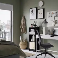 Стеллаж Ikea Billy 106 x 40 x 28см cm / ЛДСП / Черный дуб photo 3