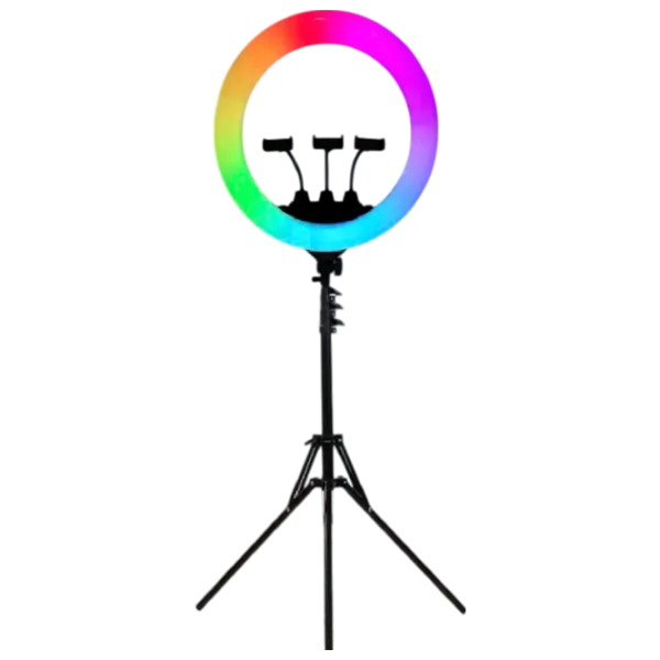Штатив с круглой лампой Selfie Ring Light MJ56 560 мм Черный photo 1