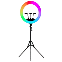 Trepied cu lampă Selfie Ring Light MJ56 560 mm Black