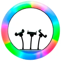Штатив с круглой лампой Selfie Ring Light MJ56 560 мм Черный photo 5