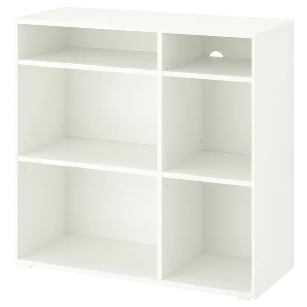 Стеллаж Ikea Vihals 4 90 x 95 x 37см cm / ЛДСП / White photo 1