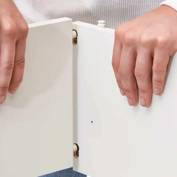 Стеллаж Ikea Vihals 4 90 x 95 x 37см cm / ЛДСП / White photo 5