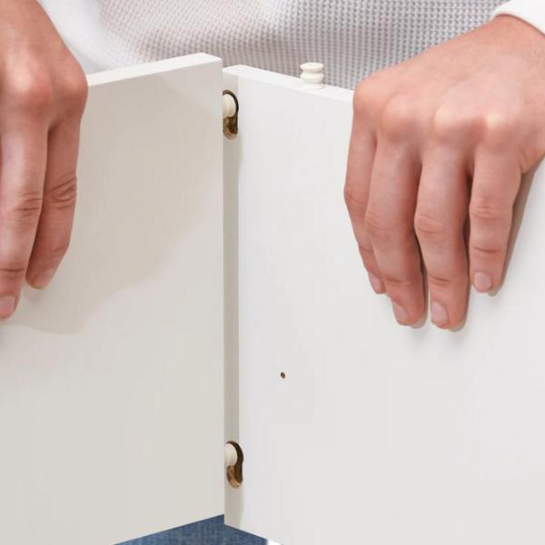 Стеллаж Ikea Vihals 4 90 x 95 x 37см cm / ЛДСП / White photo 5