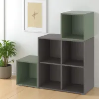 Etajeră Ikea Eket 107 x 105 x 35 cm / PAL / Gray-green photo 4