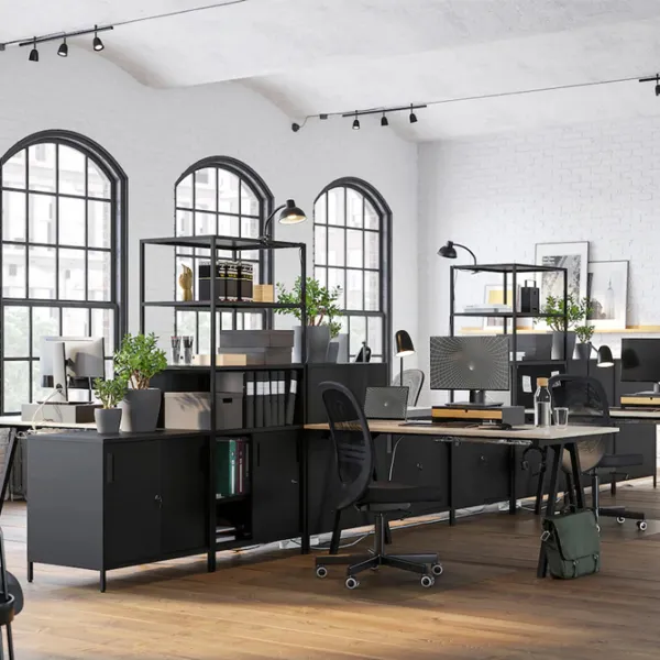 Стеллаж Ikea Trotten 180 x 80 x 55см cm / Металл / Black photo 4