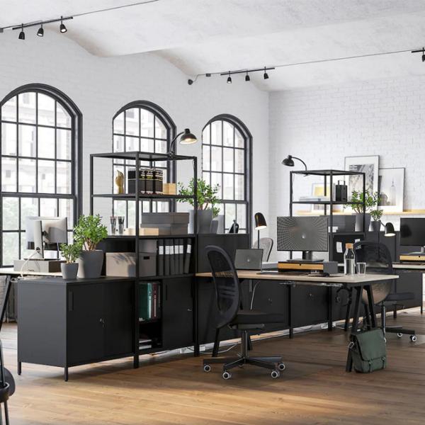 Стеллаж Ikea Trotten 180 x 80 x 55см cm / Металл / Black photo 4