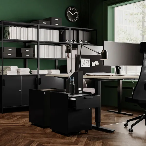 Стеллаж Ikea Trotten 180 x 80 x 55см cm / Металл / Black photo 5