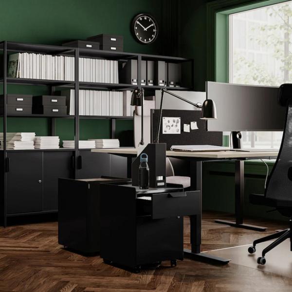 Стеллаж Ikea Trotten 180 x 80 x 55см cm / Металл / Black photo 5