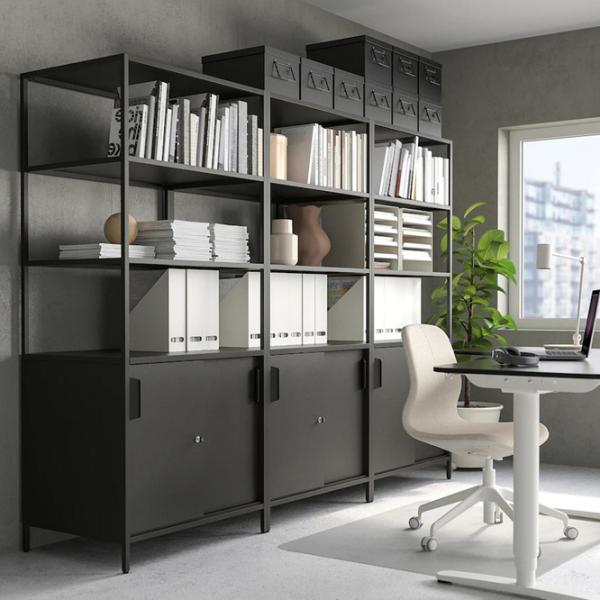 Стеллаж Ikea Trotten 180 x 80 x 55см cm / Металл / Black photo 6