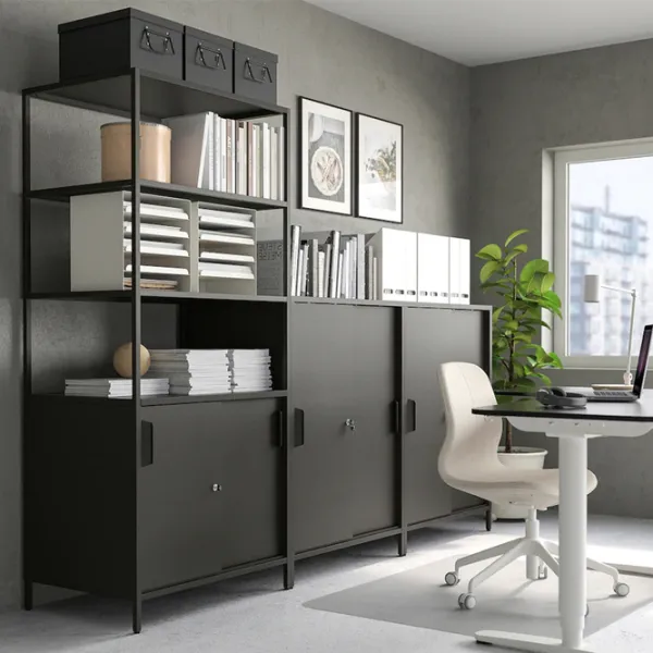 Стеллаж Ikea Trotten 180 x 80 x 55см cm / Металл / Black photo 7