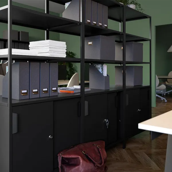 Стеллаж Ikea Trotten 180 x 80 x 55см cm / Металл / Black photo 9