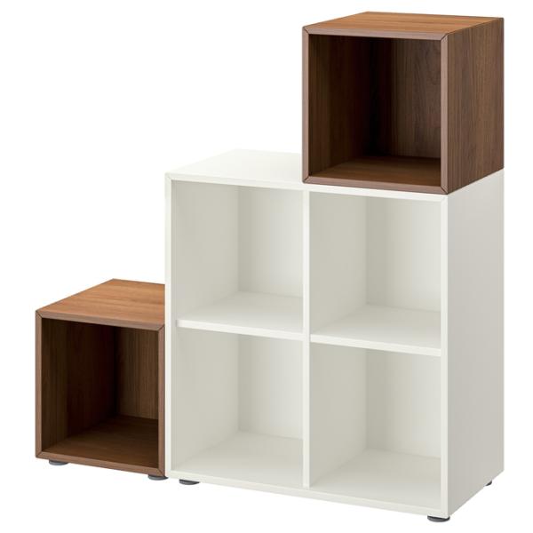 Стеллаж Ikea Eket 107 x 105 x 35см cm / ЛДСП / White photo 1