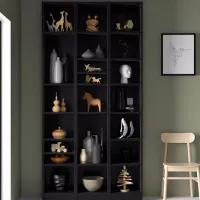 Стеллаж Ikea Billy 237 x 120 x 28см cm / ЛДСП / Черный дуб photo 4