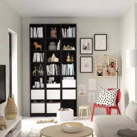 Стеллаж Ikea Billy 237 x 120 x 28см cm / ЛДСП / Черный дуб photo 5